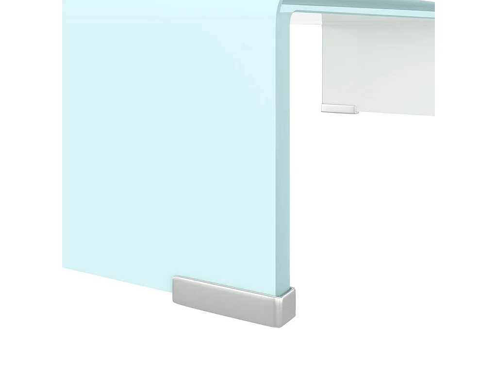 Mueble TV | Elevador de monitor cristal verde 60x25x11 cm