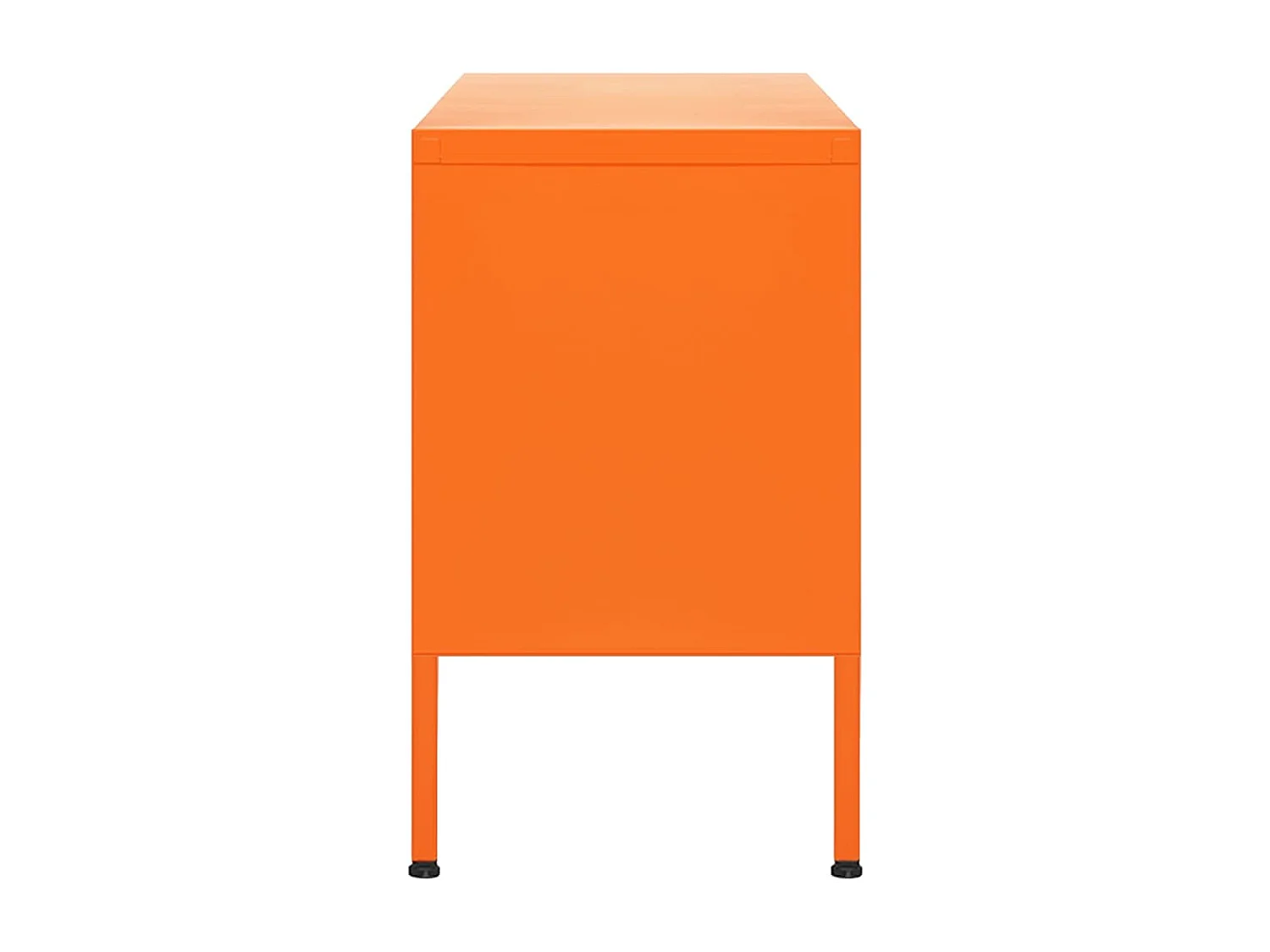 Meuble TV | Banc TV | Armoire TV Orange 105x35x50 cm Acier