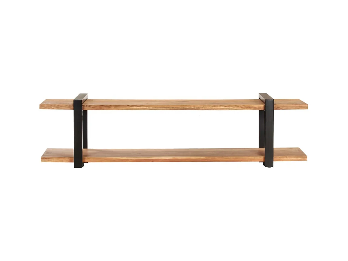 Mueble para TV  | Gabinete de TV |  Mueble de salón madera maciza de acacia 160x40x40 cm