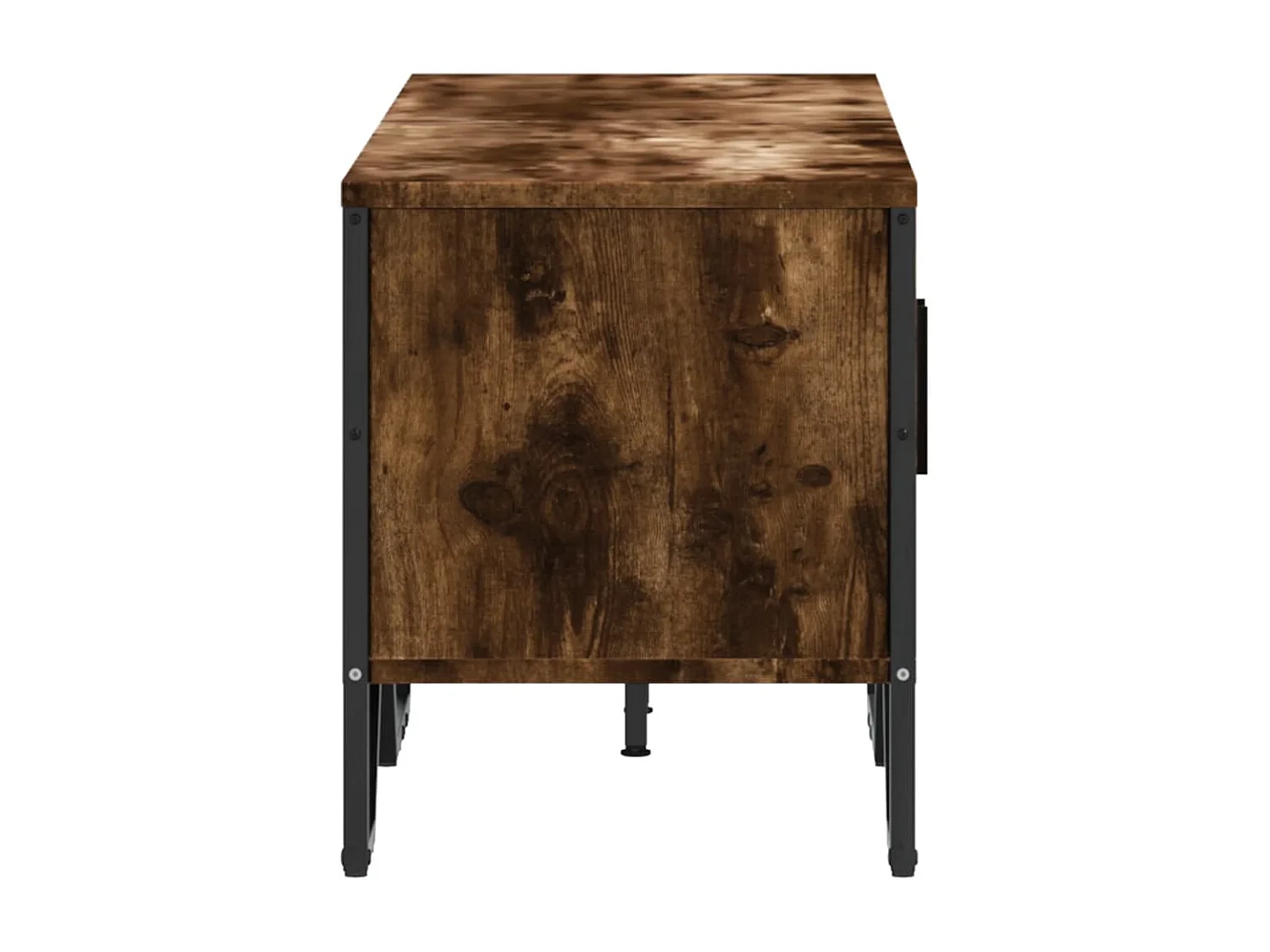 Tv-meubel | Tv-Bank | TV-kast122x34x41 cm bewerkt hout gerookt eikenkleurig