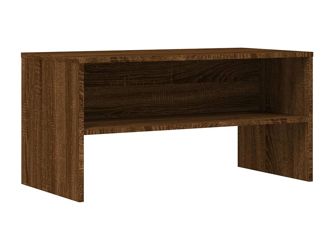Mueble de TV | Mueble de salón madera de ingeniería marrón roble 80x40x40 cm