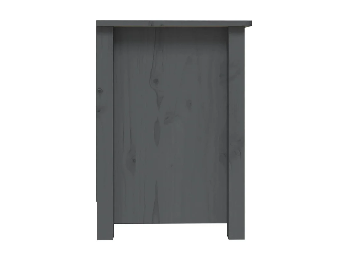 Meuble TV | Banc TV | Armoire TV Gris 103x36,5x52 cm Bois de pin massif