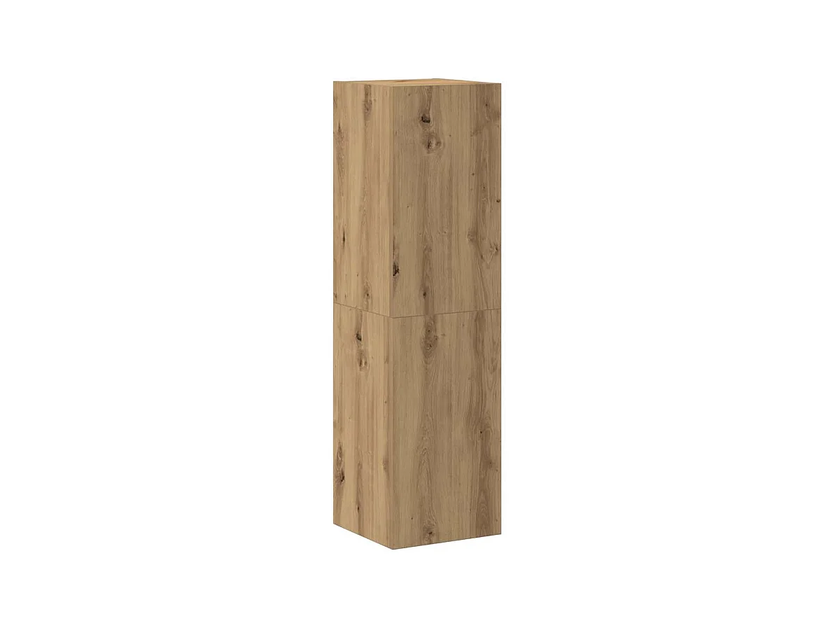 Meubles TV | Bancs TV | Armoires TV muraux 3 pcs chêne artisanal bois d'ingénierie