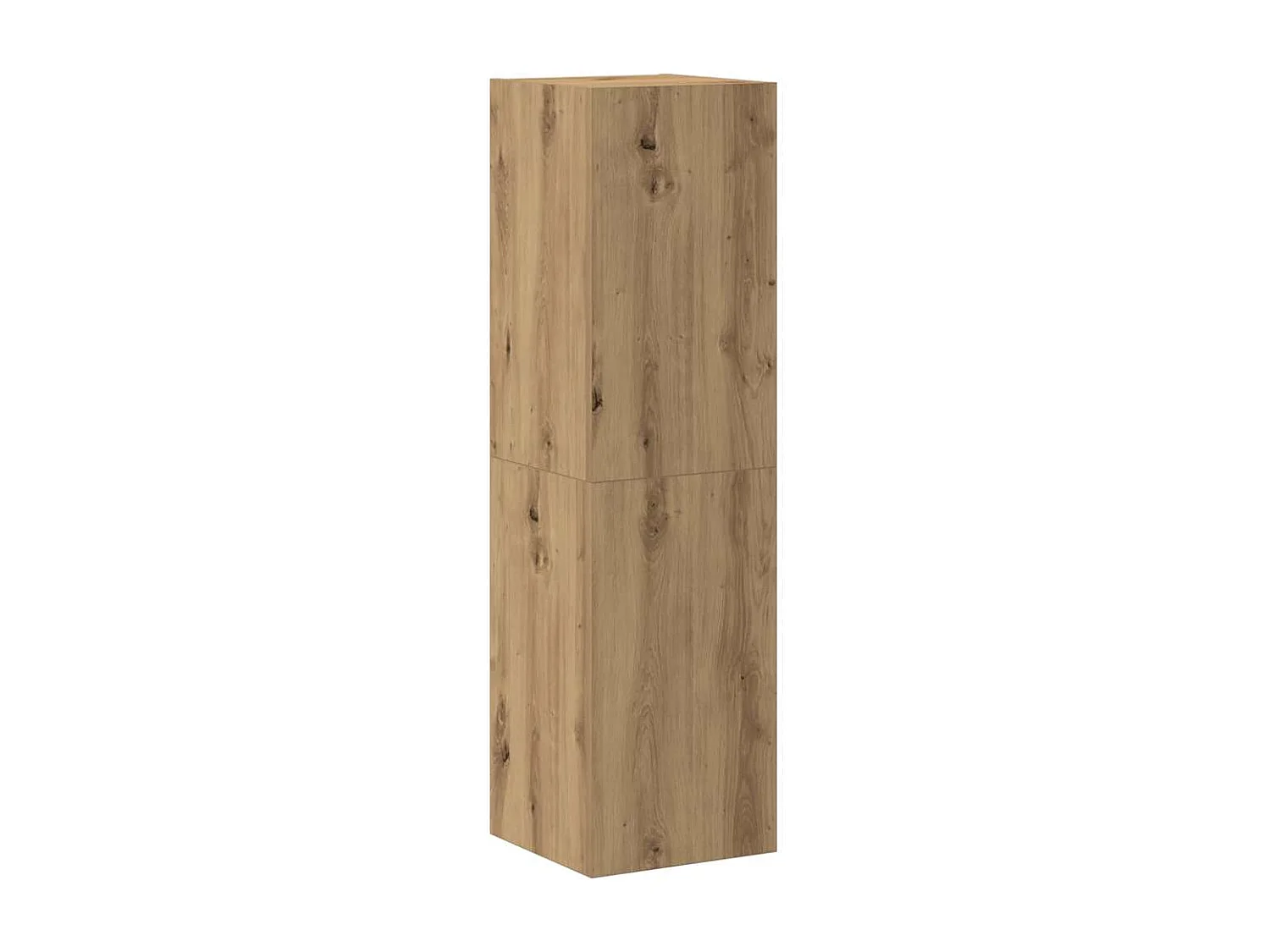 Mobili TV | Armadietti TV a Parete 3 pz Rovere Artigianale in Legno Multistrato