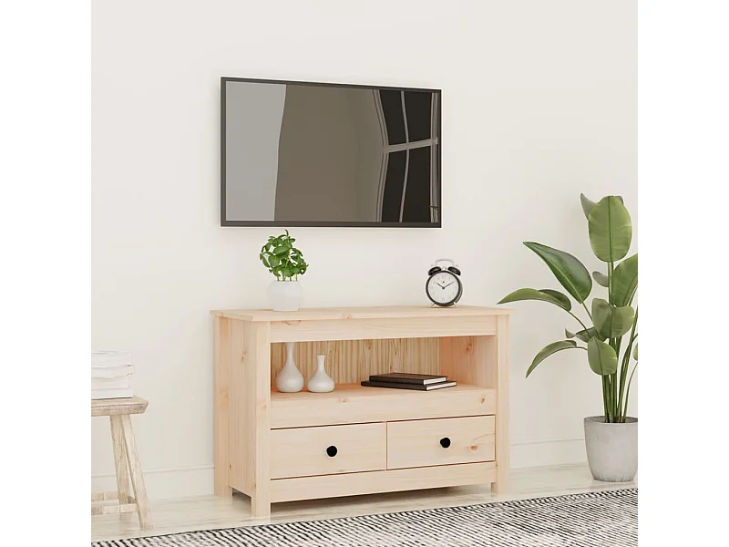 Meuble TV | Banc TV | Armoire TV 79x35x52 cm Bois de pin massif