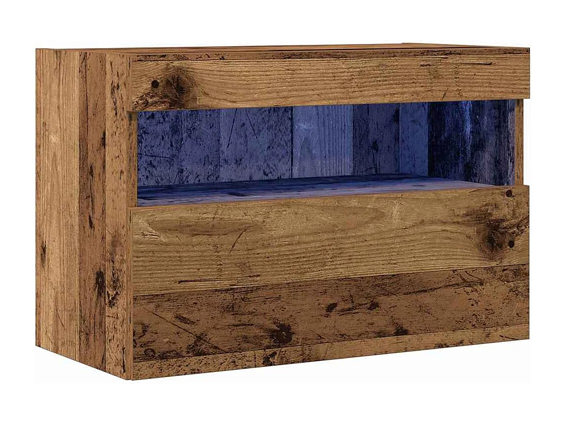Mueble de TV | Mueble de salón Montado en la Pared Madera vieja 60 x 30 x 40 cm