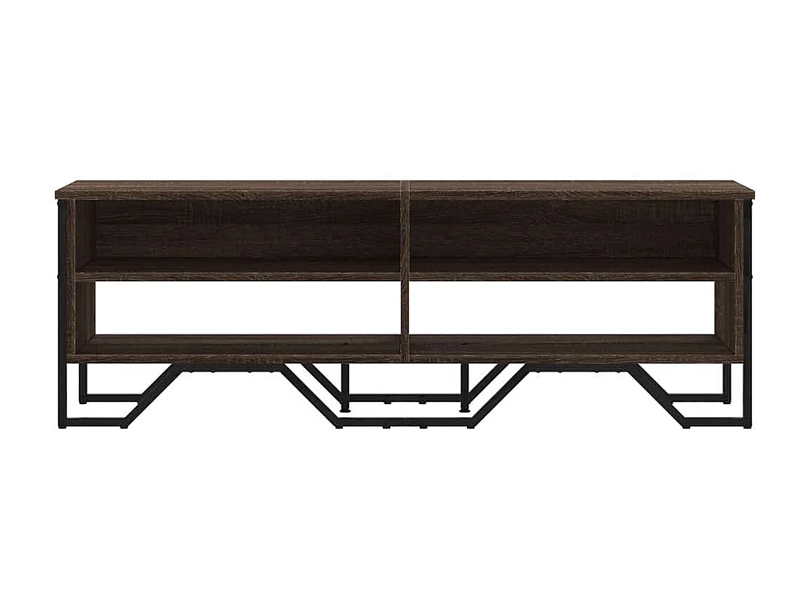 Mueble de TV | Mueble de salón madera de ingeniería marrón roble 122x34x41 cm