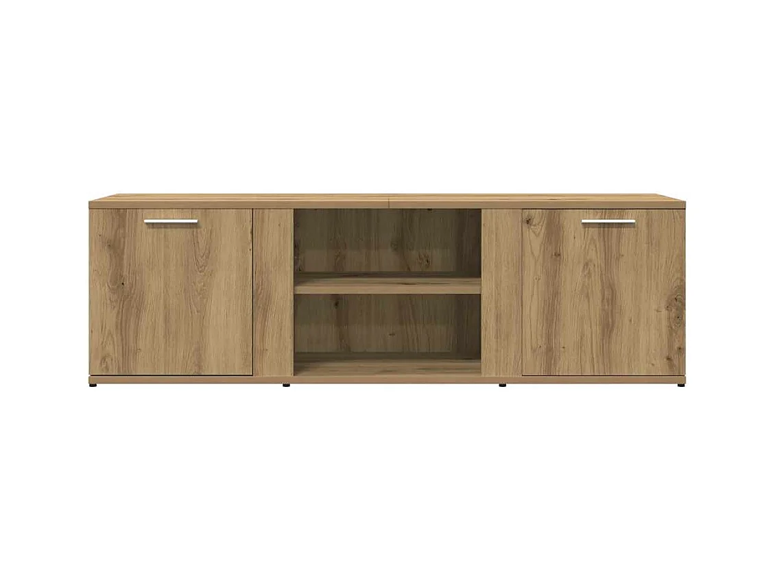 Mueble de TV | Mueble de salón madera de ingeniería roble artesanal 120x34x37 cm