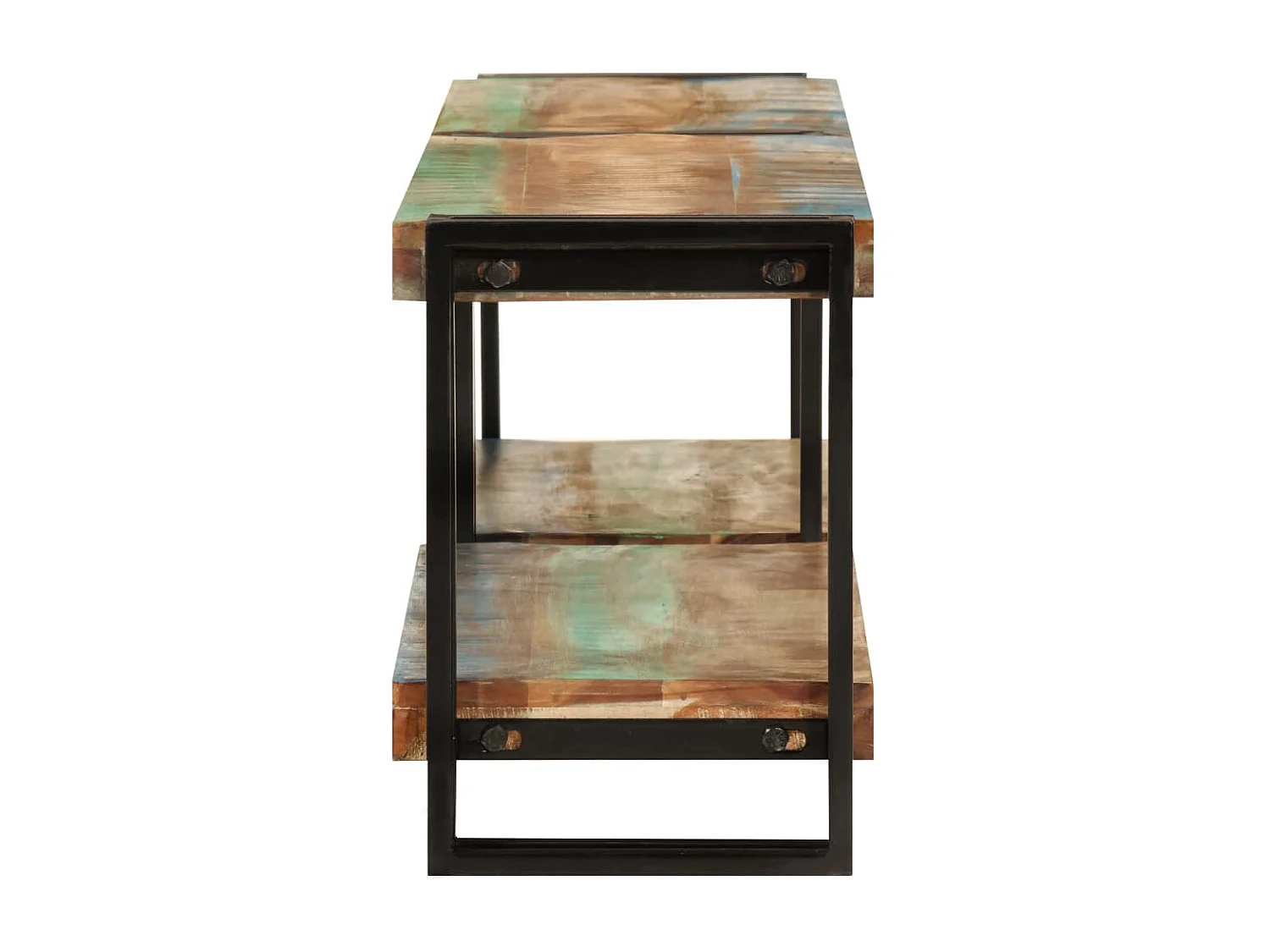 Meuble TV | Banc TV | Armoire TV 140x30x40 cm bois massif de récupération