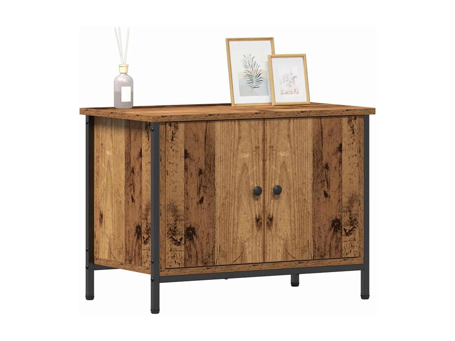 Mueble para TV  | Gabinete de TV |  Mueble de salón Madera vieja 60 x 35 x 45 cm