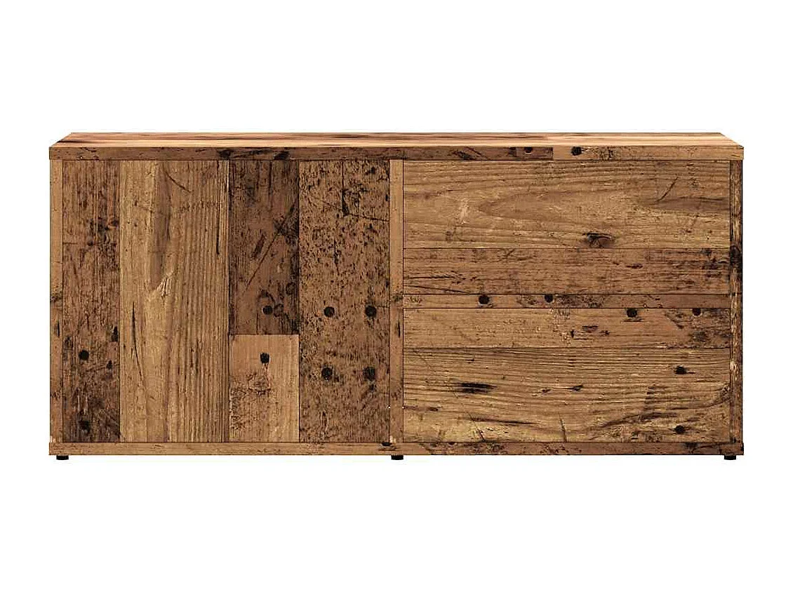 Meuble TV | Banc TV | Armoire TV vieux bois 80x34x35,5 cm bois d'ingénierie