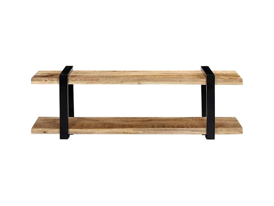 Mueble para TV  | Gabinete de TV |  Mueble de salón de madera maciza de mango 130x40x40 cm