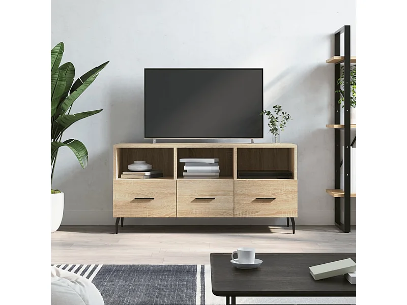 Mueble de TV | Mueble de salón madera de ingeniería roble Sonoma 102x36x50 cm