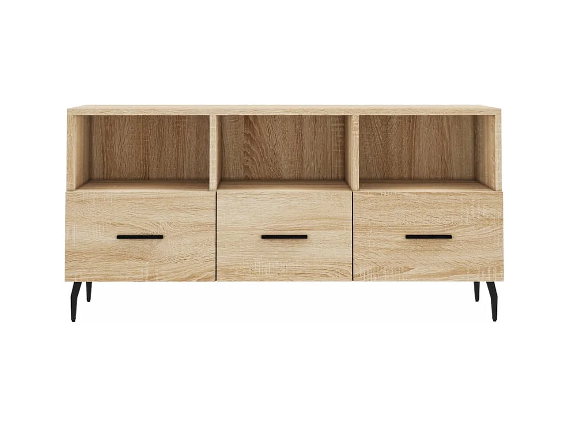Mueble de TV | Mueble de salón madera de ingeniería roble Sonoma 102x36x50 cm