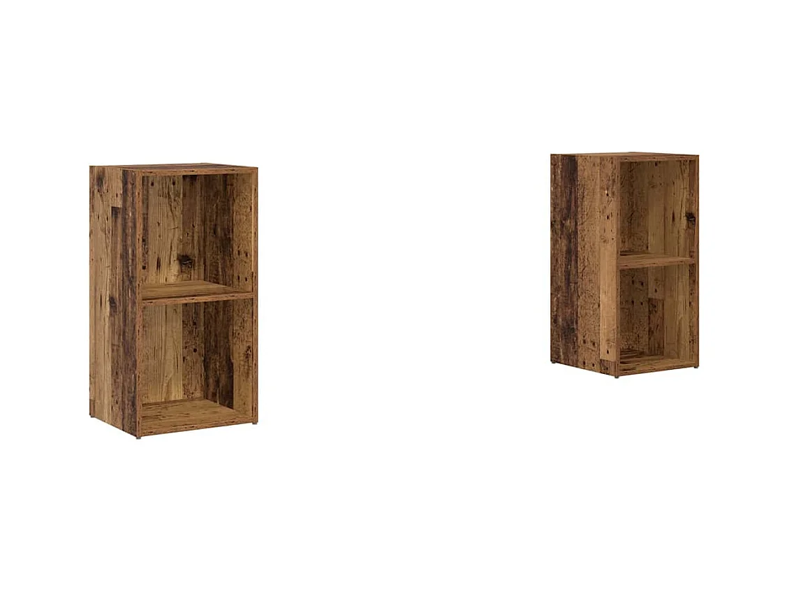 Conjunto de Mueble de TV | Mueble de salón 2 pcs Madera vieja 72 x 35 x 36.5 cm