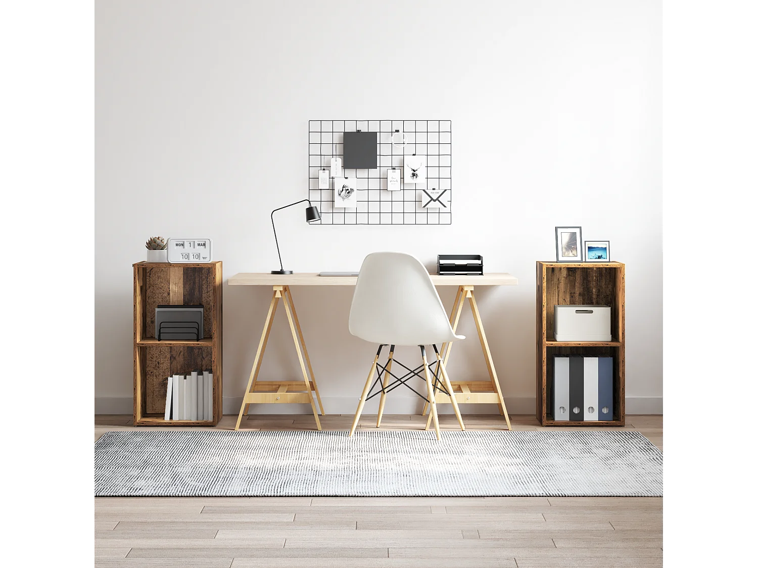 Conjunto de Mueble de TV | Mueble de salón 2 pcs Madera vieja 72 x 35 x 36.5 cm