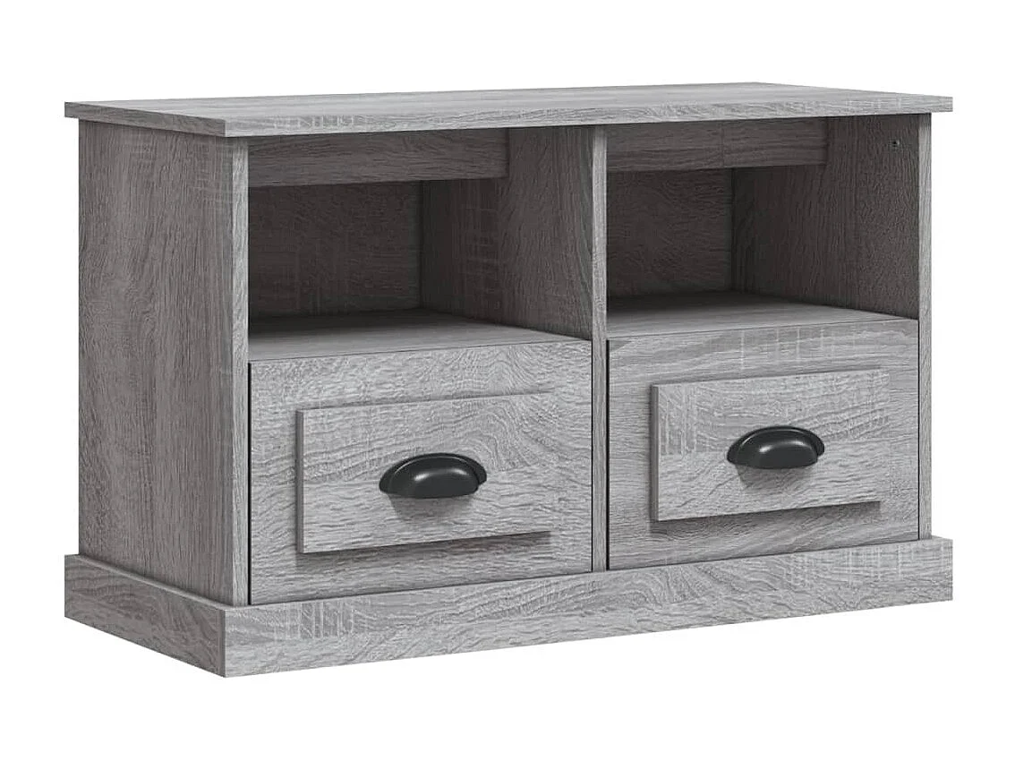 Meuble TV | Banc TV | Armoire TV sonoma gris 80x35x50 cm bois d'ingénierie