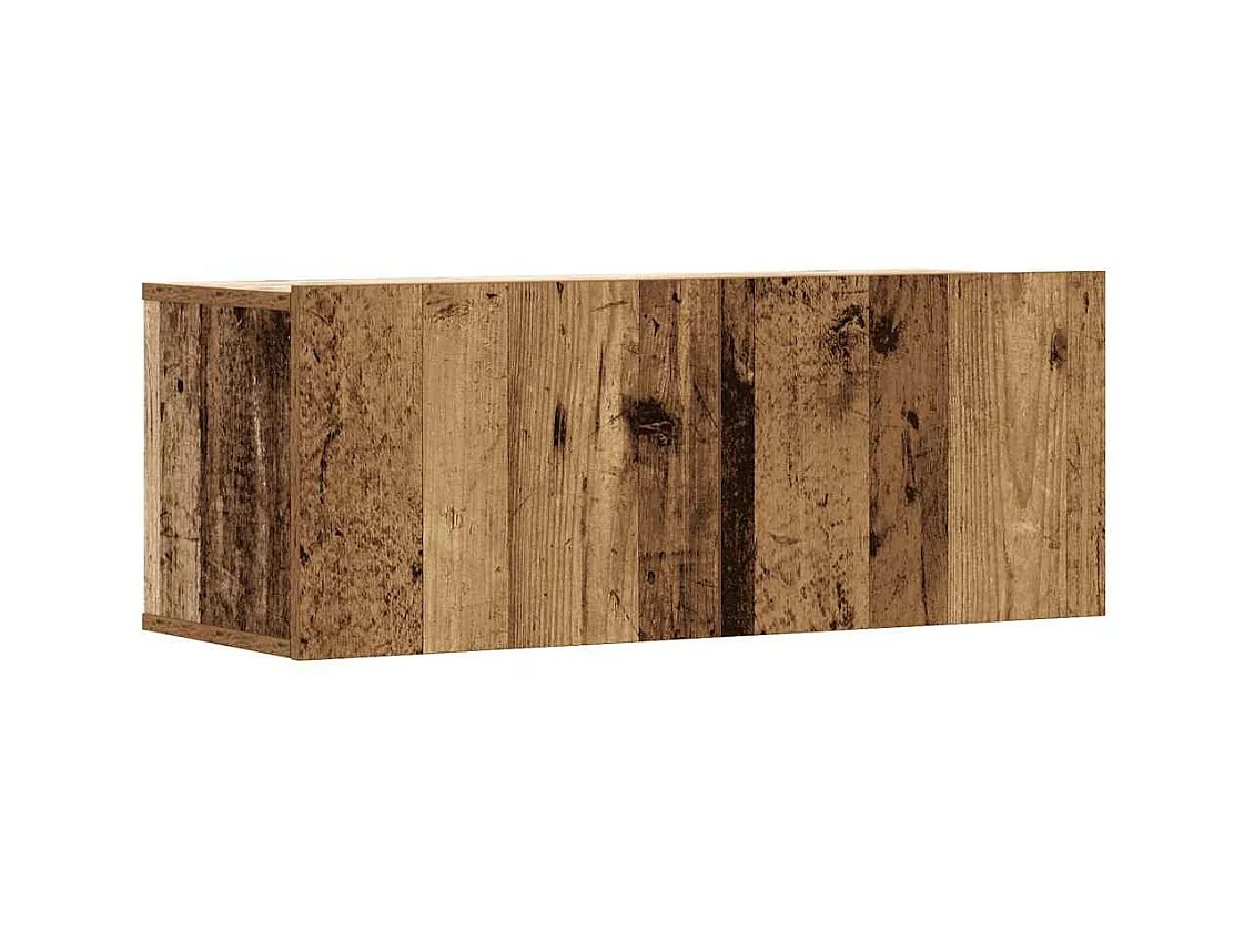 Ensemble de meuble TV | Banc TV | Armoire TV mural 6 pcs vieux bois bois d'ingénierie