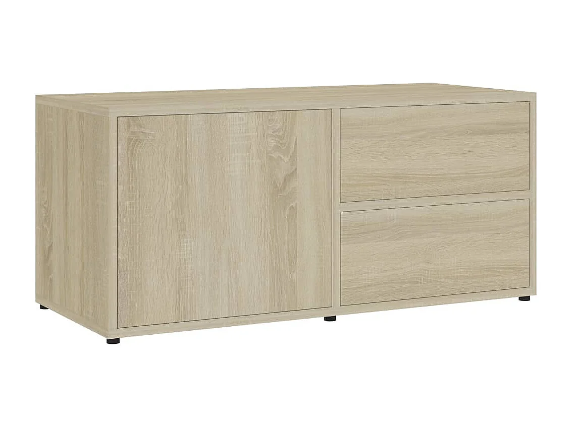 Meuble TV | Banc TV | Armoire TV Chêne sonoma 80x34x36 cm Bois d'ingénierie