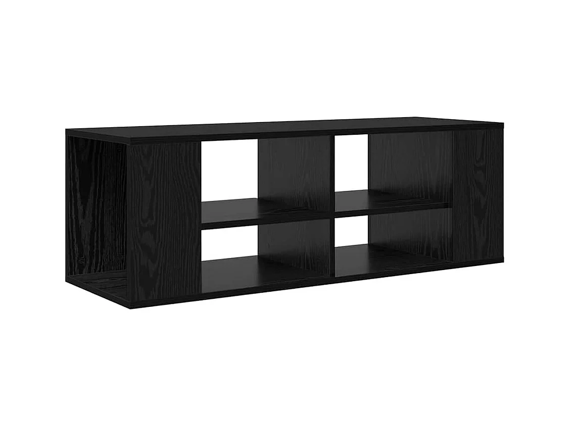 Mueble para TV  | Gabinete de TV |  Mueble de salón Montado en la Pared Roble negro 102 x 35 x 35 cm