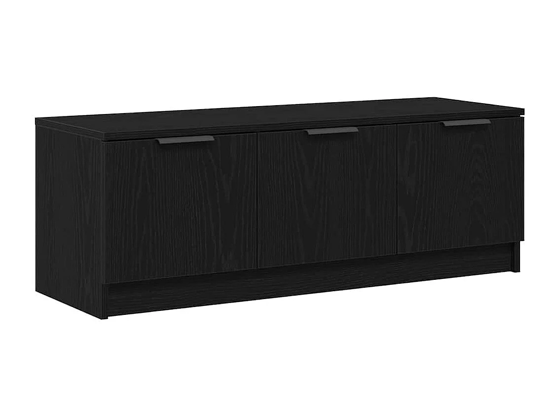 Mueble de TV | Mueble de salón Roble negro 102 x 35 x 36.5 cm