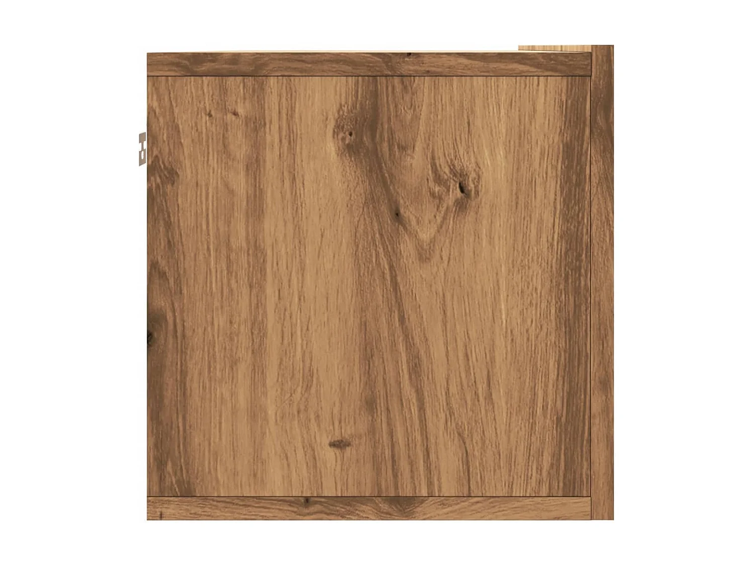 Tv-wandmeubel | TV-kast | Tv-Bank 100x30x30 cm bewerkt hout artisanaal eikenkleurig