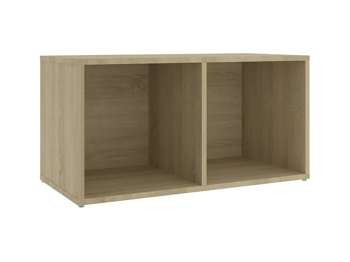 Muebles de salón | Gabinetes de TV |  Muebles de TV de pared 2 pzas madera ingeniería roble Sonoma