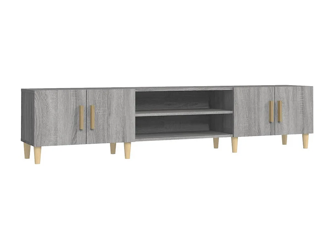 Meuble TV | Banc TV | Armoire TV sonoma gris 180x31,5x40 cm bois d'ingénierie