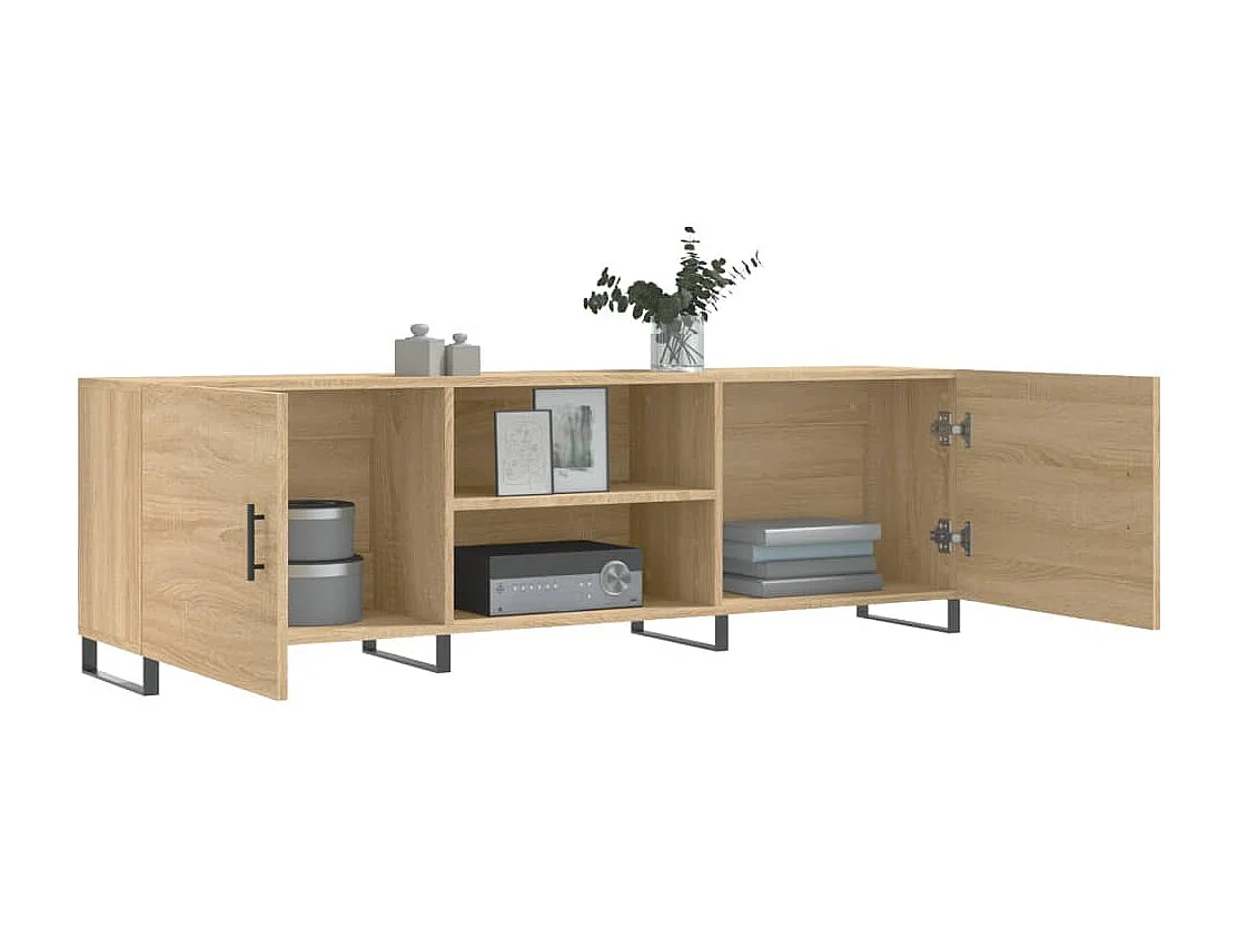 Meuble TV | Banc TV | Armoire TV chêne sonoma 150x30x50 cm bois d'ingénierie