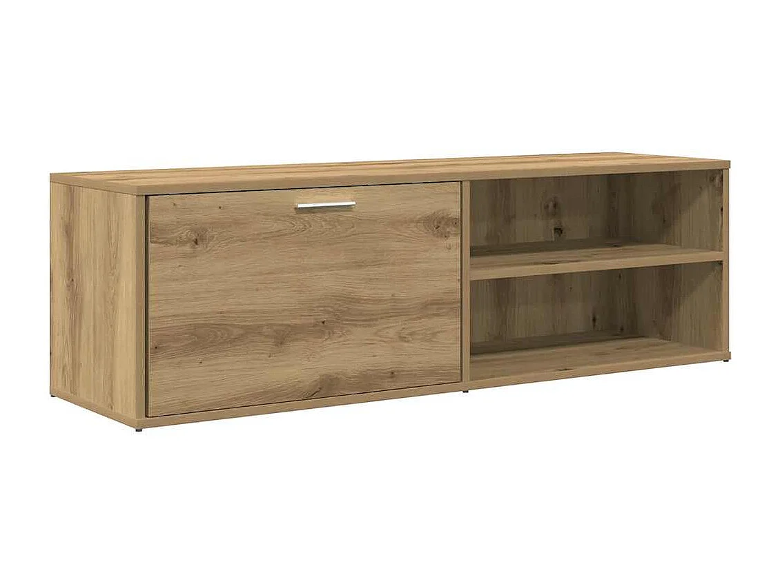 Mueble de TV | Mueble de salón madera de ingeniería roble artesanal 120x34x37 cm