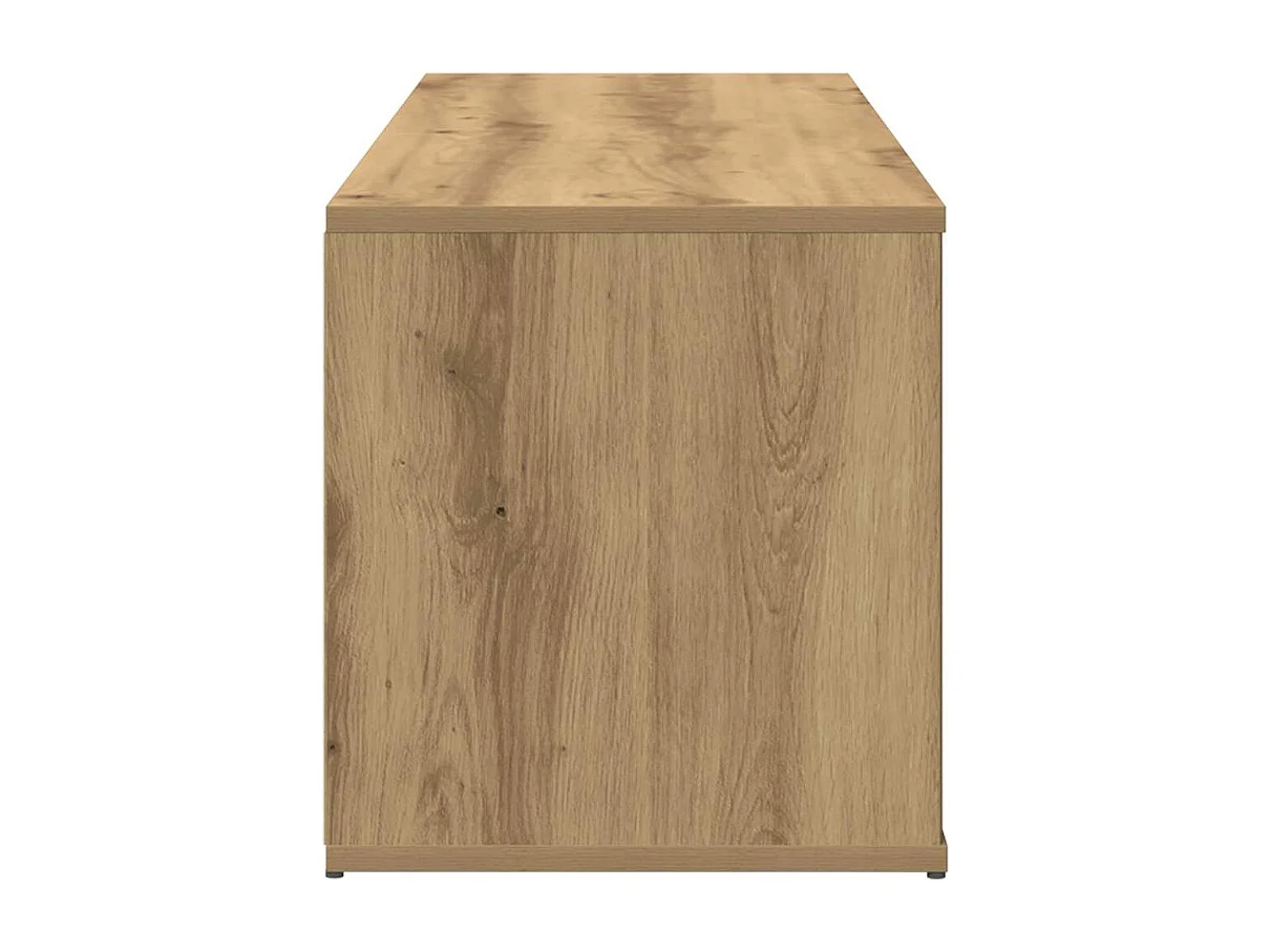 Tv-meubel | Tv-Bank | TV-kast120x34x37 cm bewerkt hout artisanaal eikenkleur