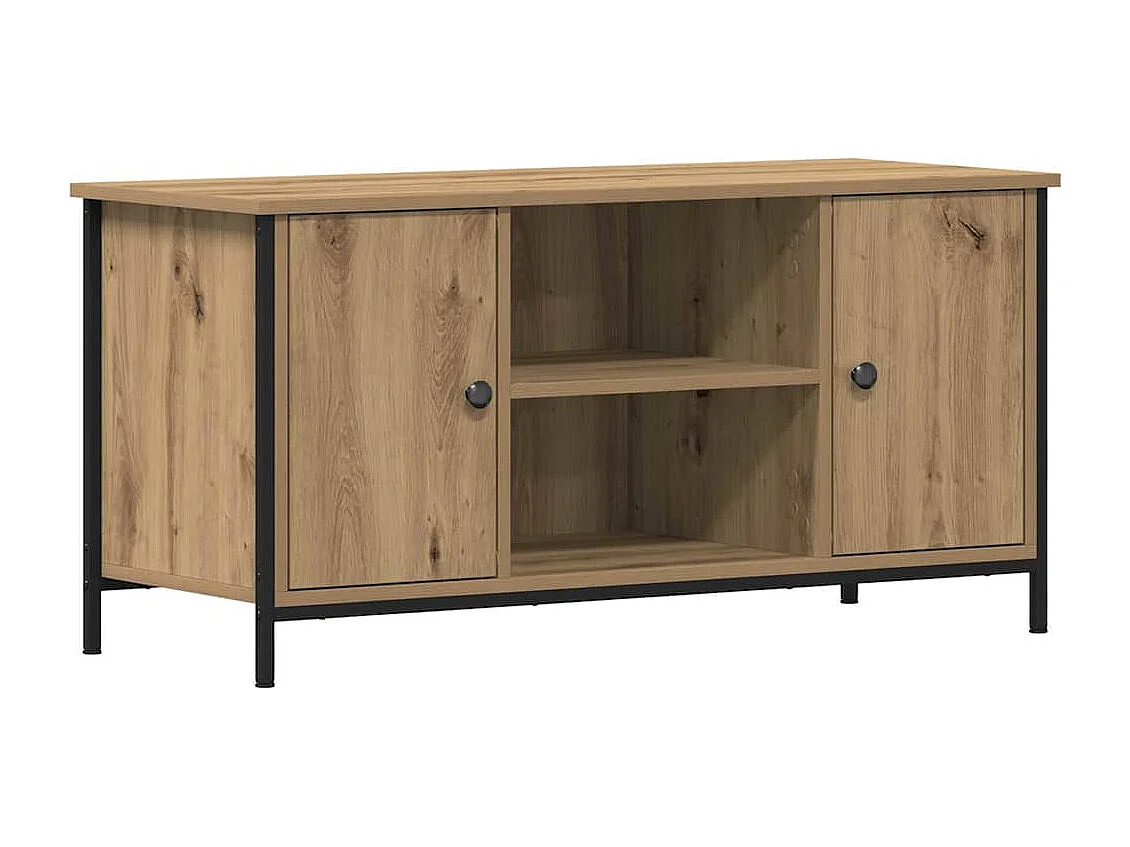Gabinete de TV | Mueble de TV | Mueble de salón Roble artisan 100 x 40 x 50 cm