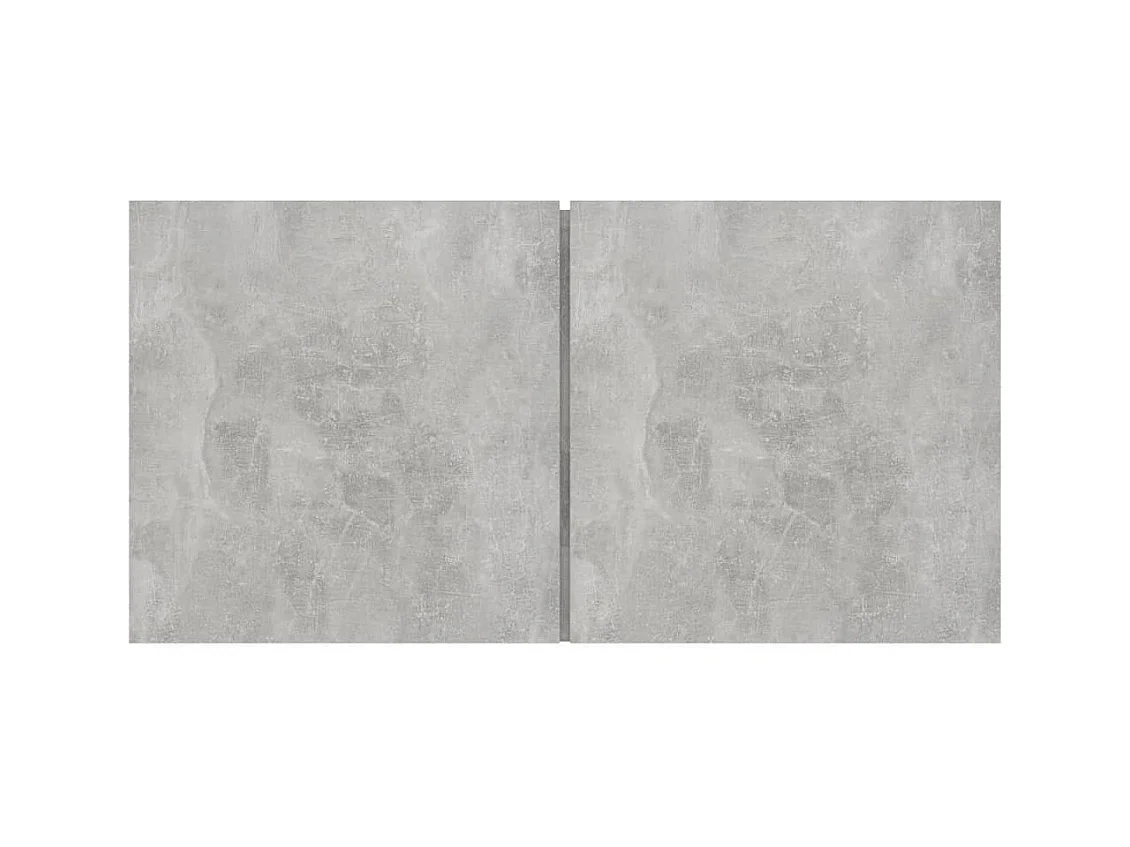 Muebles de salón | Gabinetes de TV |  Muebles de TV colgantes 3 unidades gris hormigón 60x30x30 cm