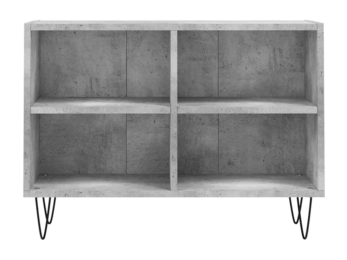 Meuble TV | Banc TV | Armoire TV gris béton 69,5x30x50 cm bois d'ingénierie