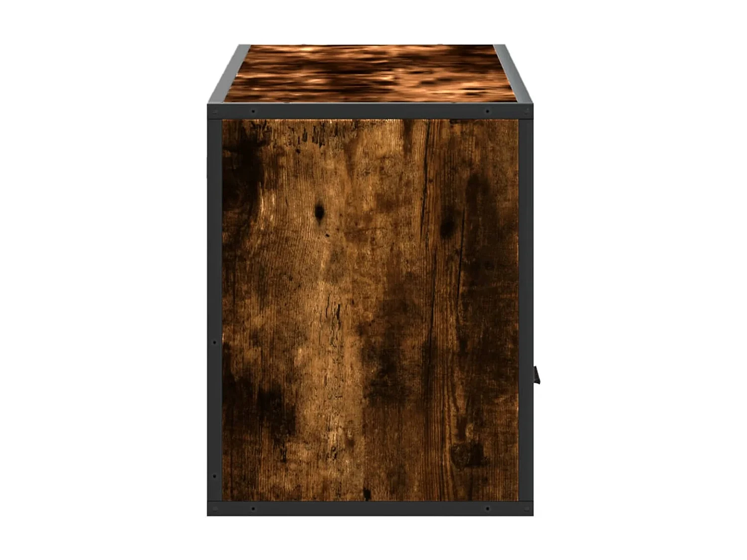 Tv-meubel | Tv-Bank | TV-kast100x31x39,5 cm bewerkt hout metaal gerookt eikenkleur