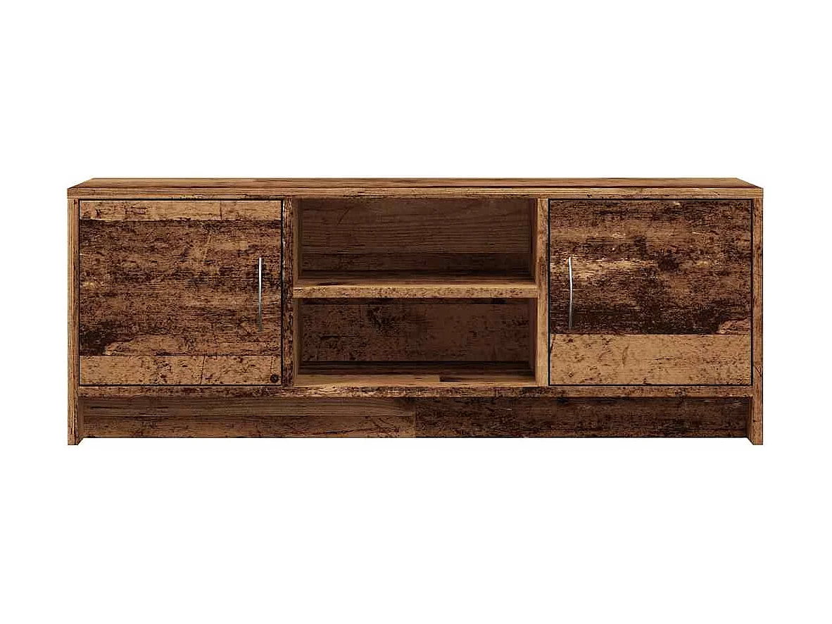 Meuble TV | Banc TV | Armoire TV vieux bois 102x30x37,5 cm bois d'ingénierie