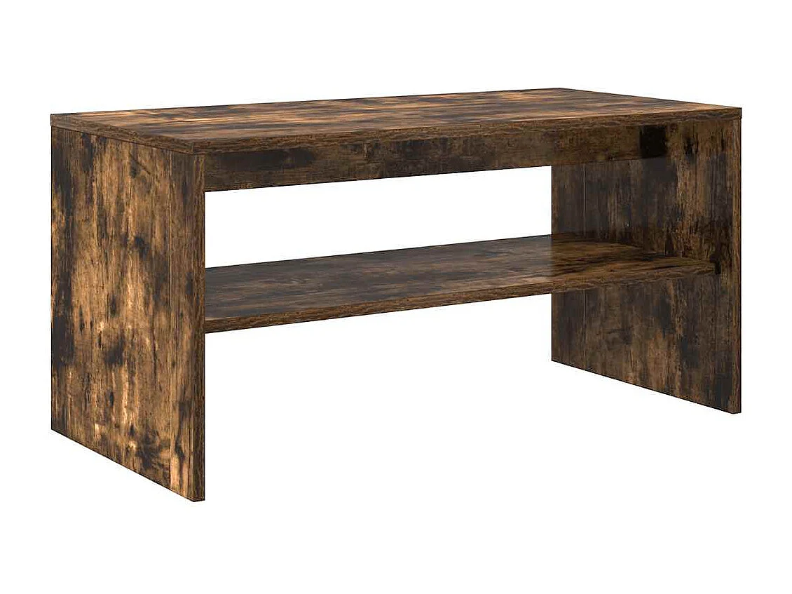 Tv-meubel | Tv-Bank | TV-kast80x40x40 cm bewerkt hout gerookt eikenkleurig