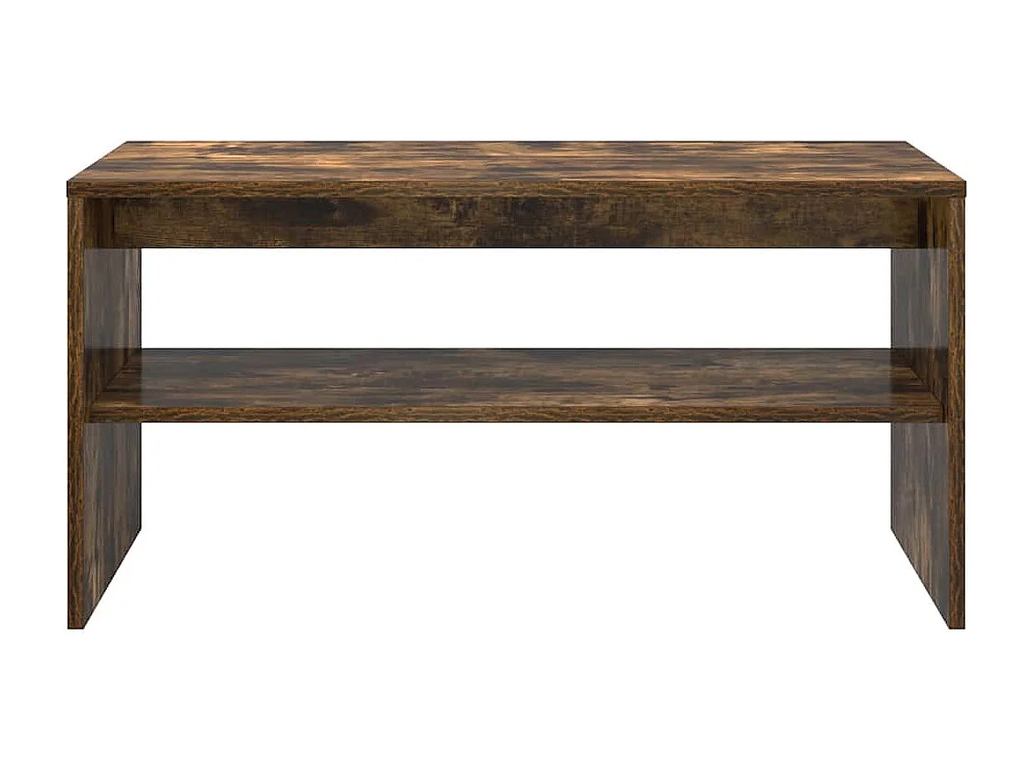 Tv-meubel | Tv-Bank | TV-kast80x40x40 cm bewerkt hout gerookt eikenkleurig
