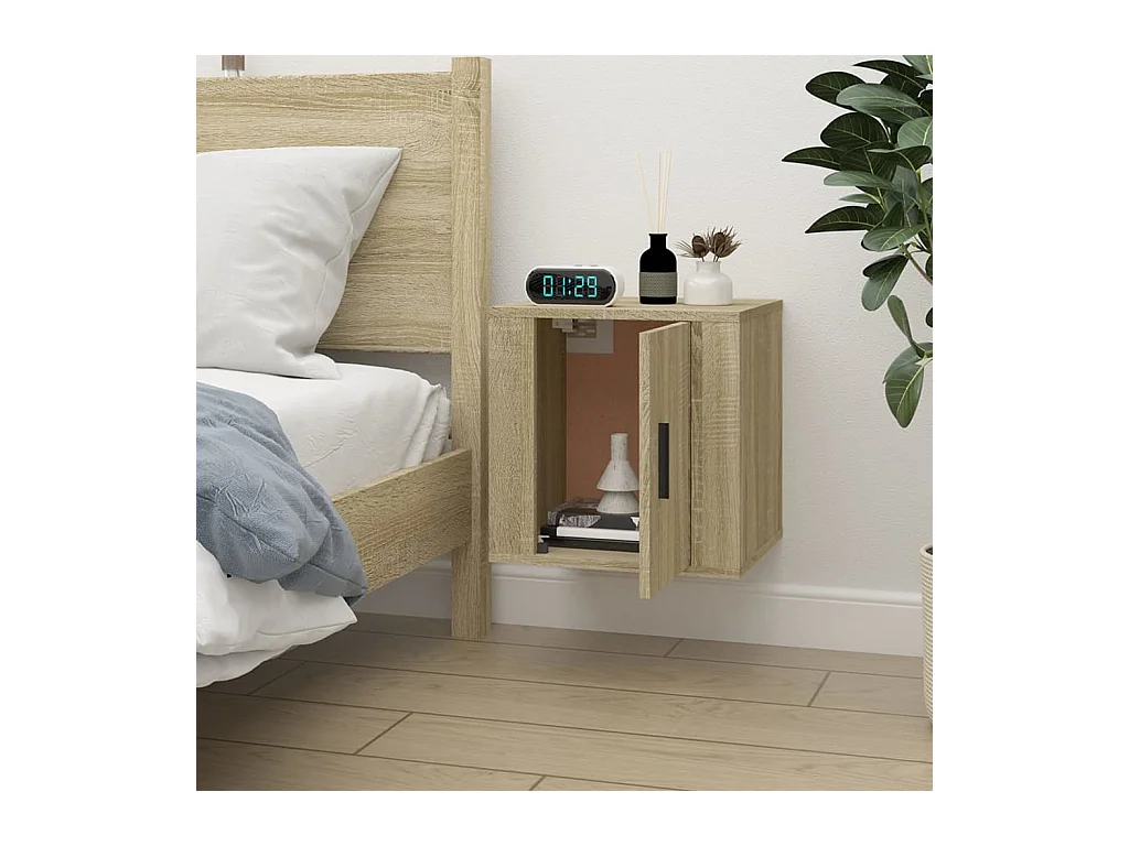 Mueble para TV  | Gabinete de TV |  Mueble de salón de pared roble Sonoma 40x34,5x40 cm