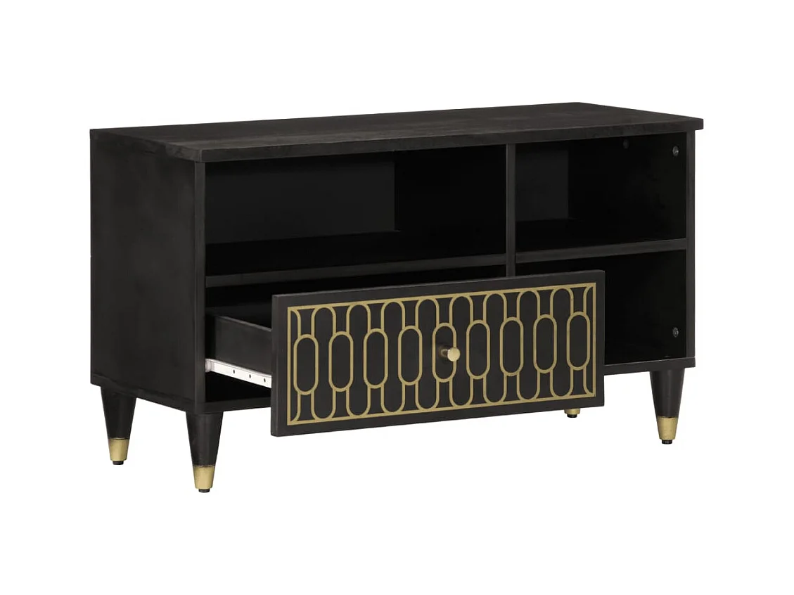 Tv-meubel | Tv-Bank | TV-kast80x33x46 cm massief mangohout