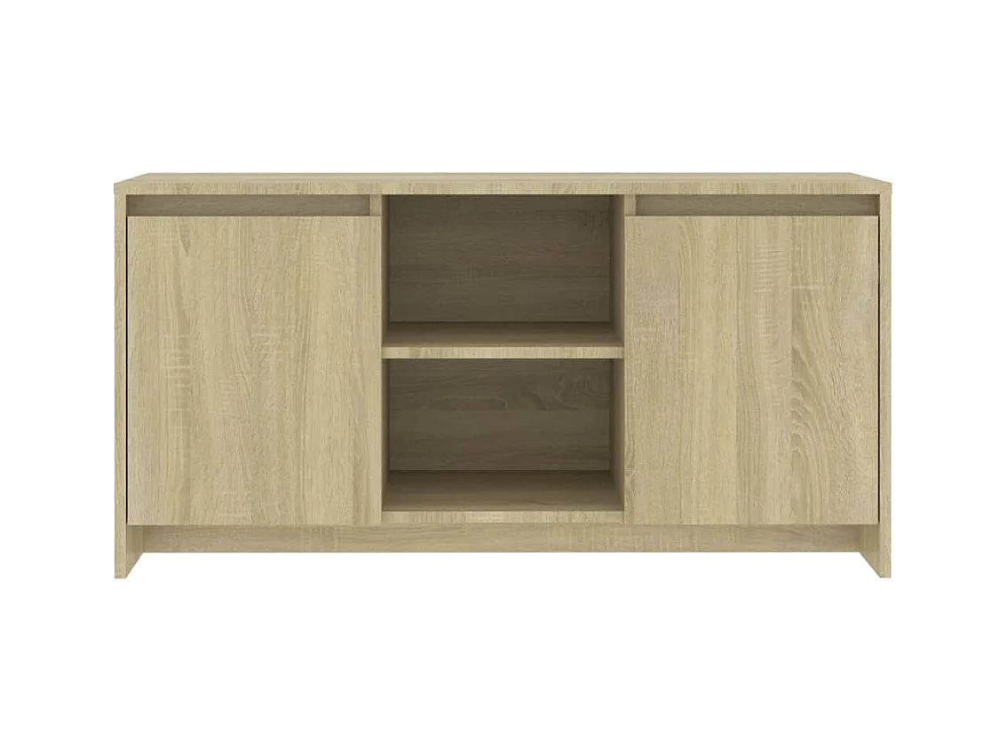 Mueble de TV | Mueble de salón madera contrachapada roble Sonoma 102x37,5x52,5 cm