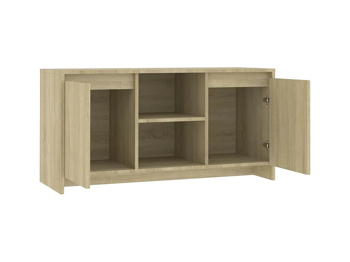 Mueble de TV | Mueble de salón madera contrachapada roble Sonoma 102x37,5x52,5 cm