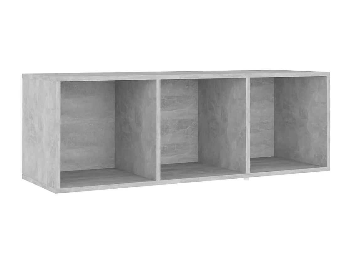 Mueble de TV | Mueble de salón madera contrachapada gris hormigón 107x35x37 cm
