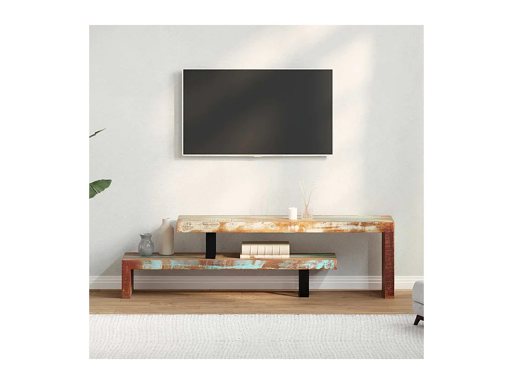 Mueble para TV  | Gabinete de TV |  Mueble de salón de madera maciza reciclada