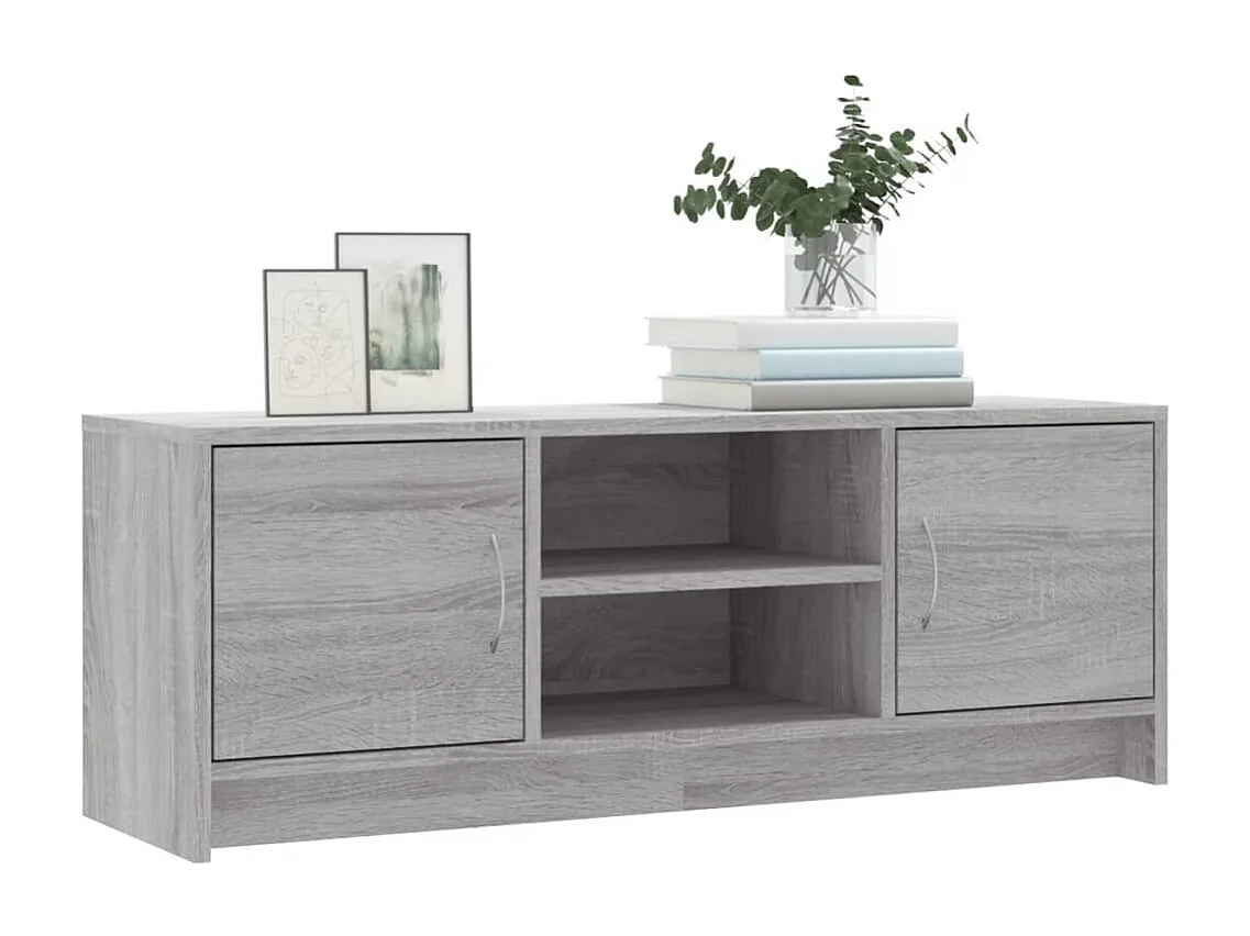 Mueble para TV  | Gabinete de TV |  Mueble de salón madera de ingeniería gris Sonoma 102x30x37,5 cm