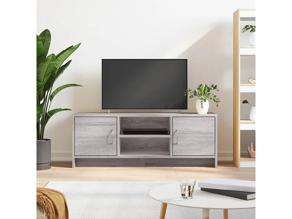 Meuble TV | Banc TV | Armoire TV sonoma gris 102x30x37,5 cm bois d'ingénierie