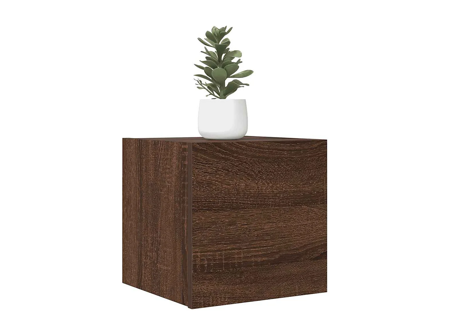 Mueble para TV  | Gabinete de TV |  Mueble de salón de pared roble marrón 30,5x30x30 cm