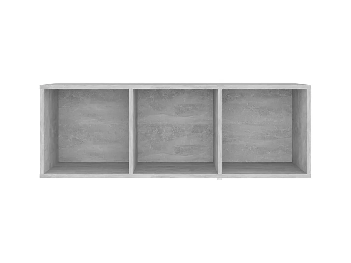 Muebles de salón | Gabinetes de TV |  Muebles de TV 4 piezas madera ingeniería gris hormigón