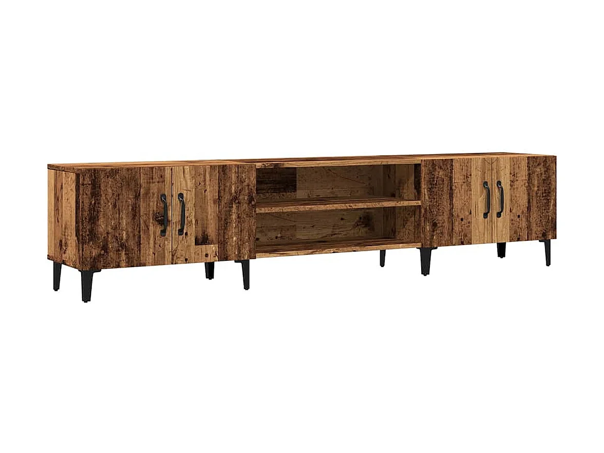 Mueble de TV | Mueble de salón madera ingeniería madera envejecida 180x31,5x40 cm