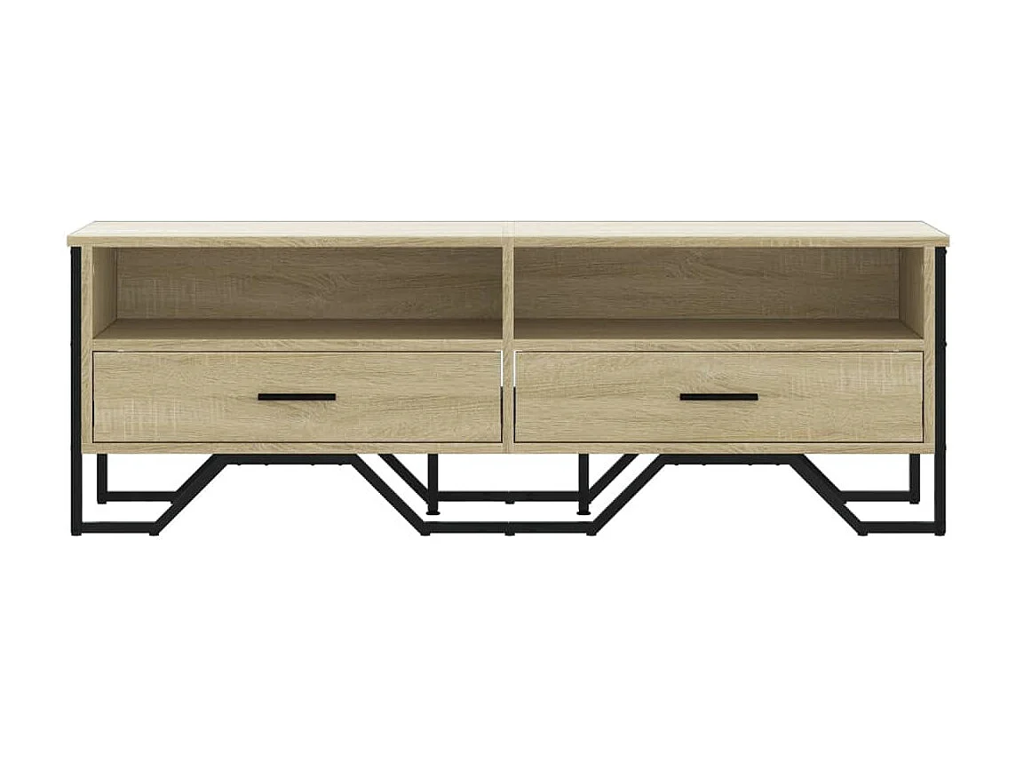 Meuble TV | Banc TV | Armoire TV chêne sonoma 122x34x41 cm bois d'ingénierie